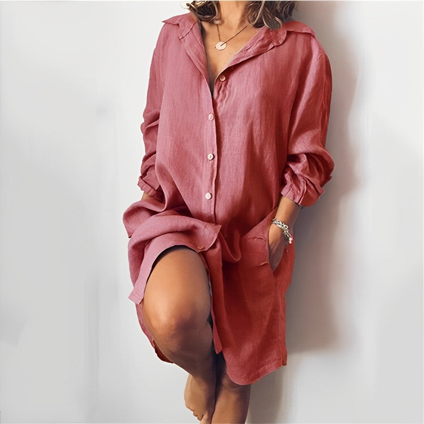 Plus Size Zomerblouse Casual Vrouwelijk Model