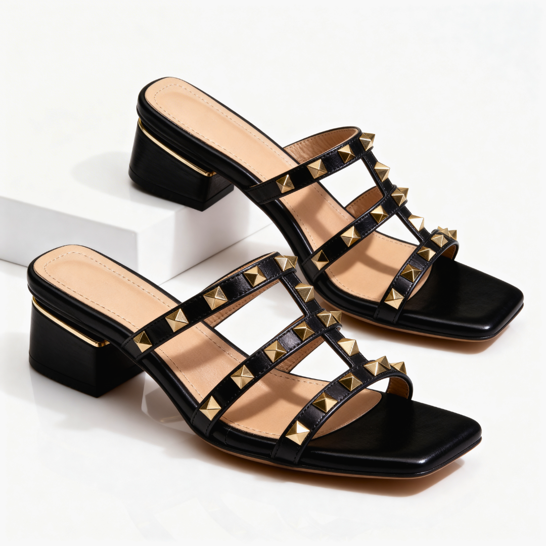 Angelika | Elegante sandalen met gouden accenten 3