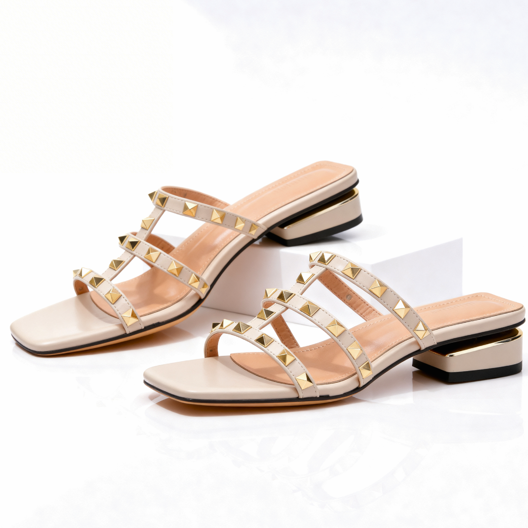 Angelika | Elegante sandalen met gouden accenten 4