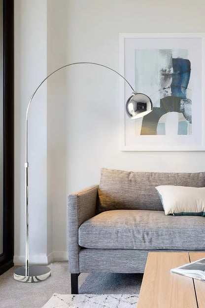 Verstelbare Vloerlamp Metaal Zwart Chroom Wit Telescopische Arm Leeslamp Modern Design