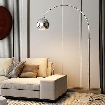 Verstelbare Vloerlamp Metaal Zwart Chroom Wit Telescopische Arm Leeslamp Modern Design