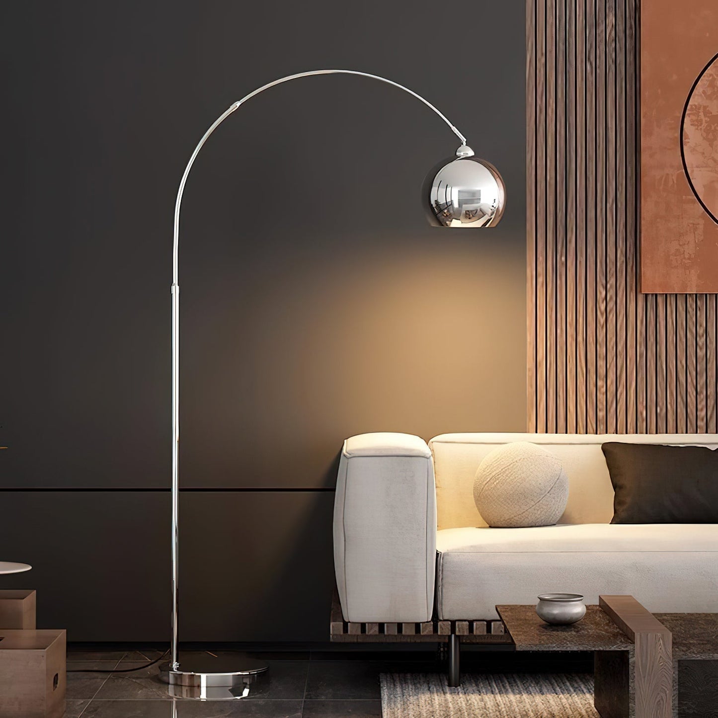 Verstelbare Vloerlamp Metaal Zwart Chroom Wit Telescopische Arm Leeslamp Modern Design