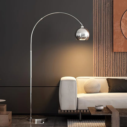 Verstelbare Vloerlamp Metaal Zwart Chroom Wit Telescopische Arm Leeslamp Modern Design