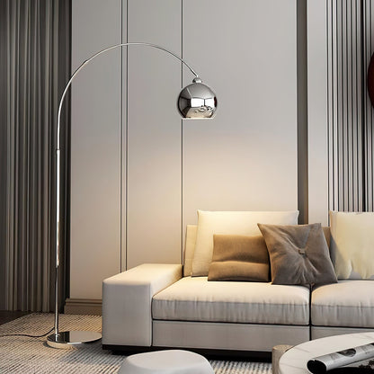 Verstelbare Vloerlamp Metaal Zwart Chroom Wit Telescopische Arm Leeslamp Modern Design