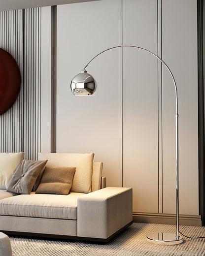 Verstelbare Vloerlamp Metaal Zwart Chroom Wit Telescopische Arm Leeslamp Modern Design