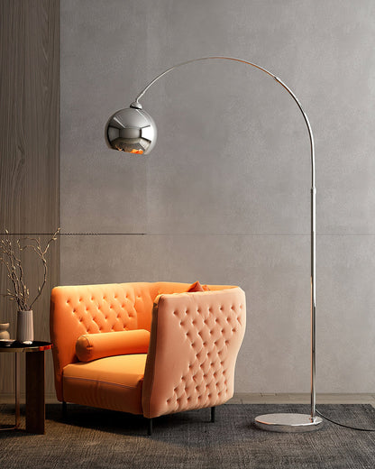 Verstelbare Vloerlamp Metaal Zwart Chroom Wit Telescopische Arm Leeslamp Modern Design