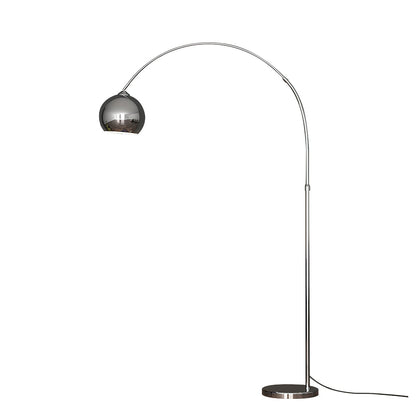 Verstelbare Vloerlamp Metaal Zwart Chroom Wit Telescopische Arm Leeslamp Modern Design