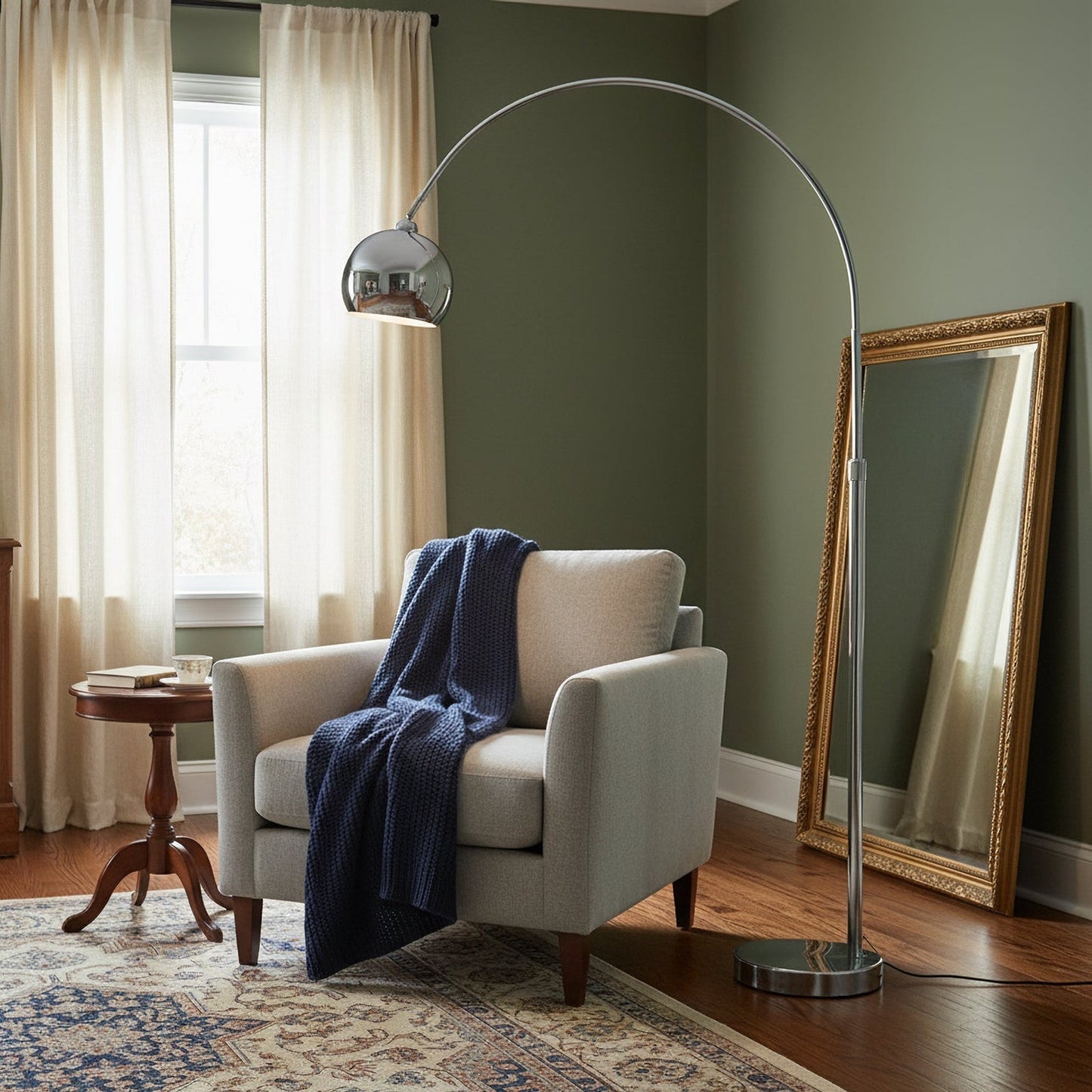 Verstelbare Vloerlamp Metaal Zwart Chroom Wit Telescopische Arm Leeslamp Modern Design