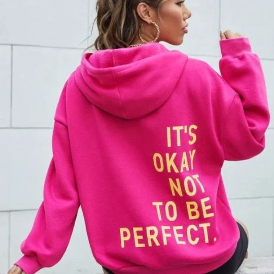 Luna Oversized Hoodie Goudkleurige Details Luxe Stof