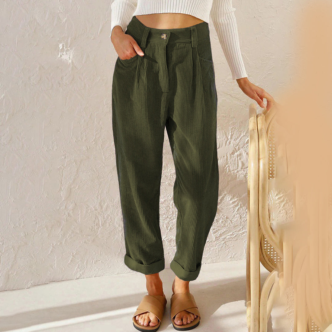 Elegante Pantalon voor Vrouw Comfortabel Zittend