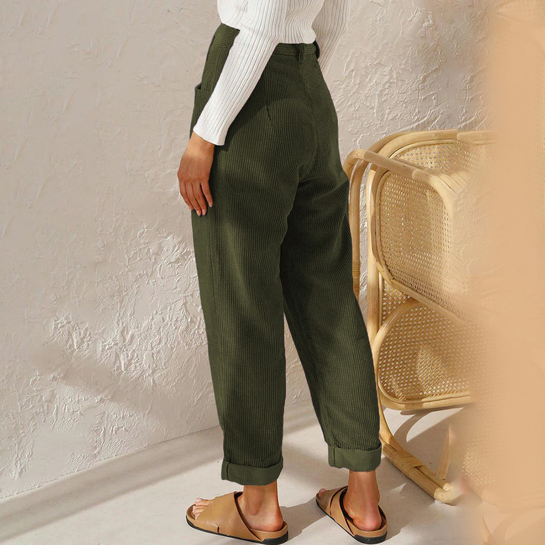 Elegante Pantalon voor Vrouw Comfortabel Zittend