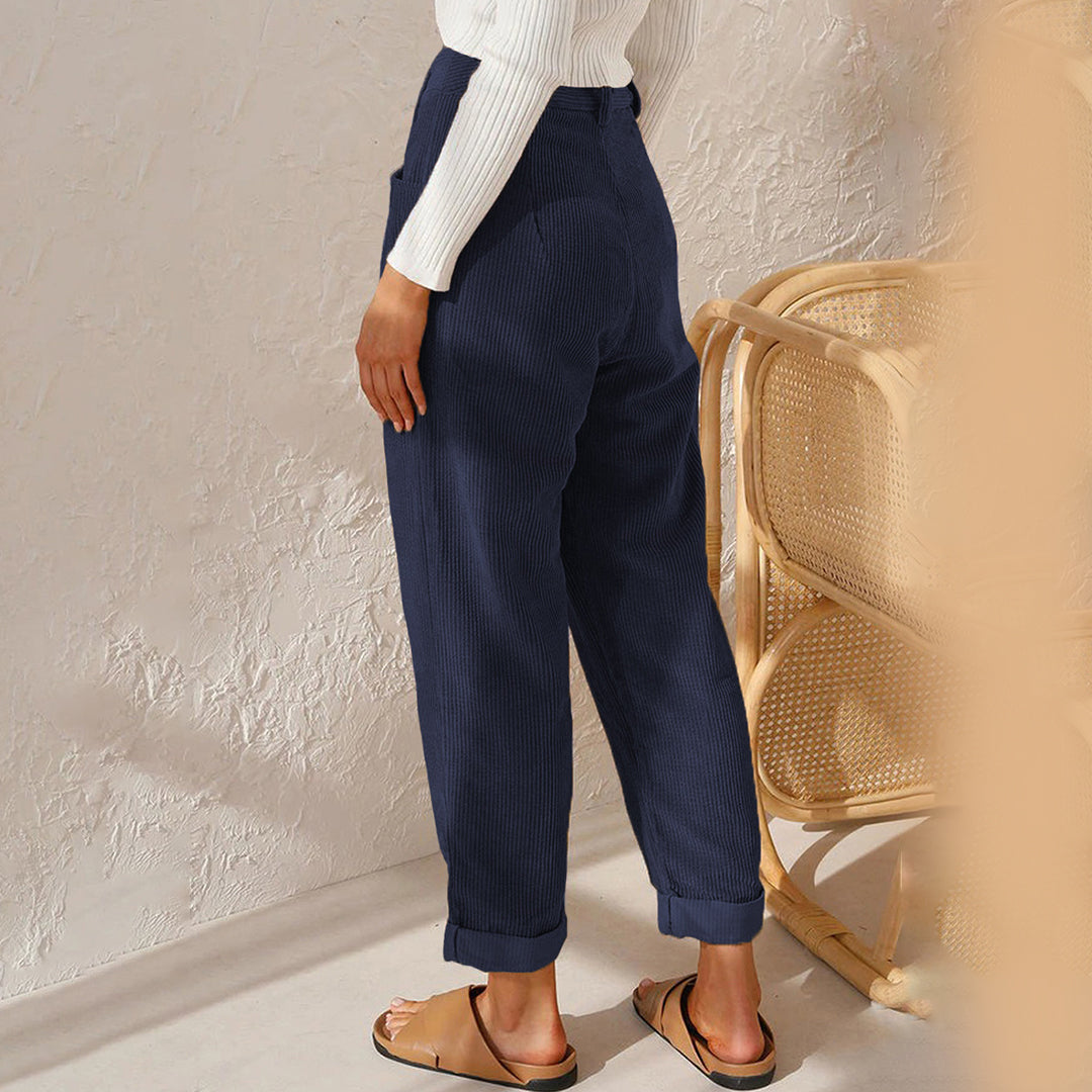 Elegante Pantalon voor Vrouw Comfortabel Zittend