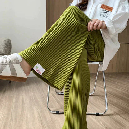 Comfortabele Geribde Broek Dilara voor Vrouwen - StudioMarella