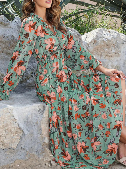 Zwarte Maxi Jurk voor Dames Elegant en Chic