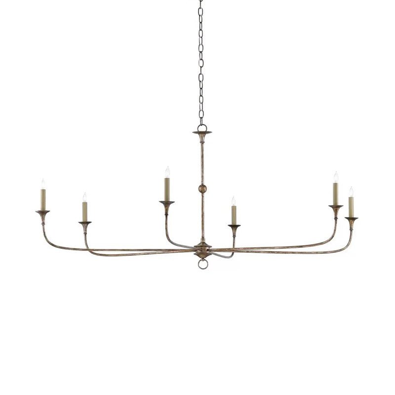 Kaarslamp Kroonluchter Messing Metaal Goud Zwart Wit Nikkel Woonkamer Eetkamer 5 6 Armen Hanglamp Vintage Kaarsenkroonluchter
