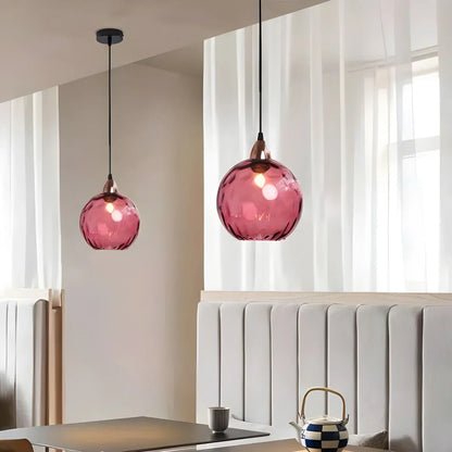 Hanglamp Glas E26 20 cm Grijs Eettafel Woonkamer Slaapkamer Rookglas Bollamp Pendellamp Sfeerverlichting