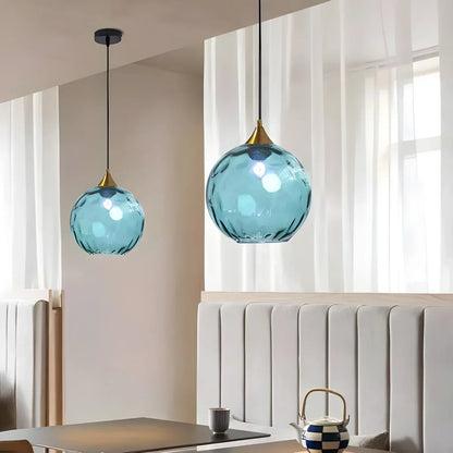 Hanglamp Glas E26 20 cm Grijs Eettafel Woonkamer Slaapkamer Rookglas Bollamp Pendellamp Sfeerverlichting