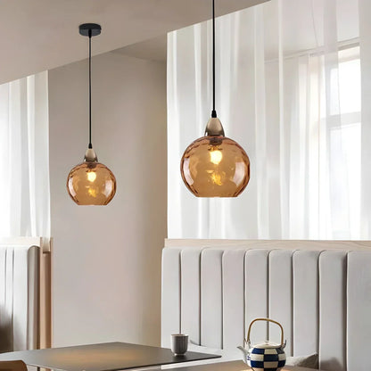 Hanglamp Glas E26 20 cm Grijs Eettafel Woonkamer Slaapkamer Rookglas Bollamp Pendellamp Sfeerverlichting