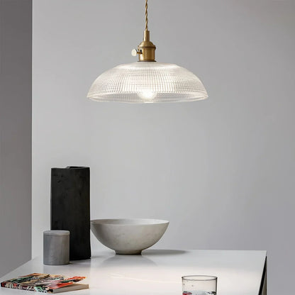 Hanglamp Glas Brons Verstelbare Kabel Woonkamer Eettafel Transparante Glazen Hanglamp Sfeerverlichting Vintage