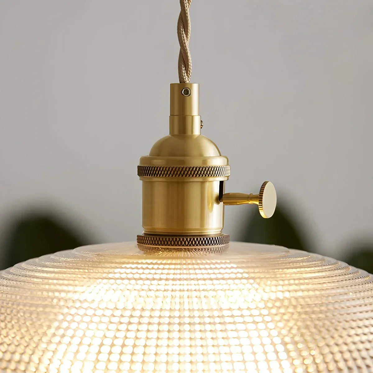 Hanglamp Glas Brons Verstelbare Kabel Woonkamer Eettafel Transparante Glazen Hanglamp Sfeerverlichting Vintage