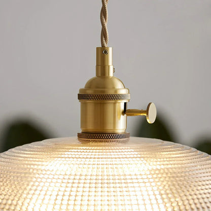 Hanglamp Glas Brons Verstelbare Kabel Woonkamer Eettafel Transparante Glazen Hanglamp Sfeerverlichting Vintage