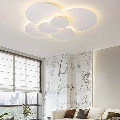 LED plafondlamp verstelbare schijven wit dimbaar woonkamer badkamer moderne designlamp plafondverlichting met afstandsbediening