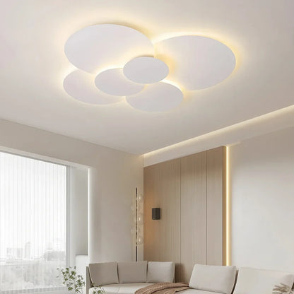 LED plafondlamp verstelbare schijven wit dimbaar woonkamer badkamer moderne designlamp plafondverlichting met afstandsbediening