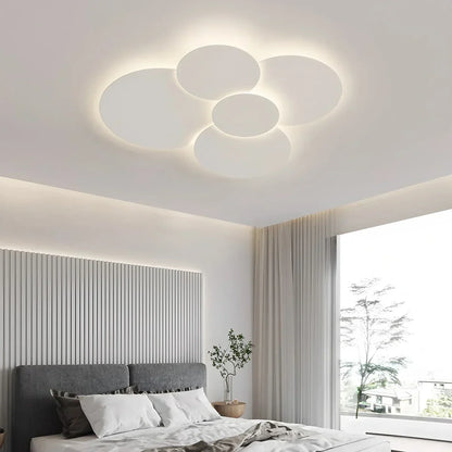LED plafondlamp verstelbare schijven wit dimbaar woonkamer badkamer moderne designlamp plafondverlichting met afstandsbediening