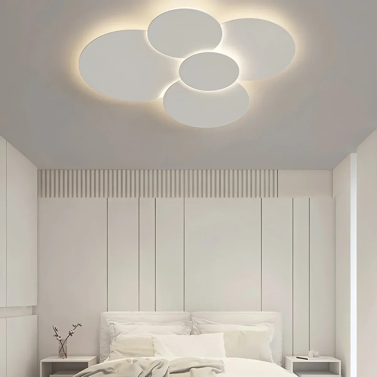 LED plafondlamp verstelbare schijven wit dimbaar woonkamer badkamer moderne designlamp plafondverlichting met afstandsbediening