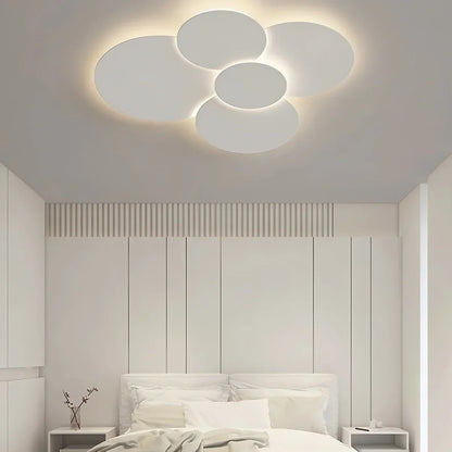 LED plafondlamp verstelbare schijven wit dimbaar woonkamer badkamer moderne designlamp plafondverlichting met afstandsbediening