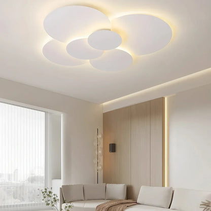 LED plafondlamp verstelbare schijven wit dimbaar woonkamer badkamer moderne designlamp plafondverlichting met afstandsbediening