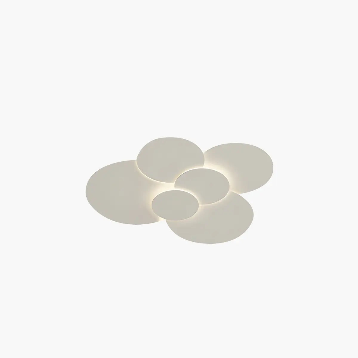 LED plafondlamp verstelbare schijven wit dimbaar woonkamer badkamer moderne designlamp plafondverlichting met afstandsbediening