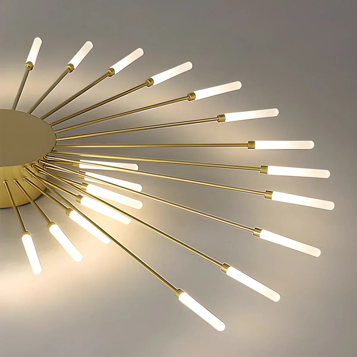 LED Plafondlamp Metaal 20-42 Lichtpunten Zwart Goud Woonkamer Eetkamer Stervorm Design Dimbaar Moderne Verlichting Grote Ruimtes