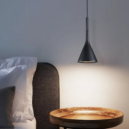 Betonnen Hanglamp Conisch Design Grijs Zwart Wit Rood Minimalistisch Eetkamer Woonkamer Slaapkamer Sfeervol E26 E27 Fitting
