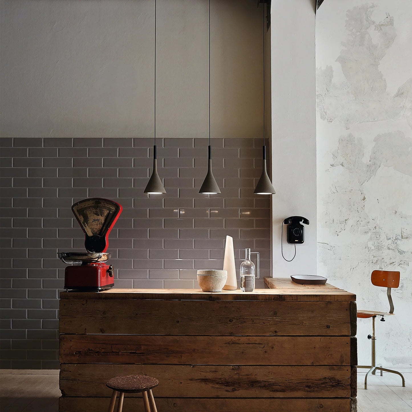 Betonnen Hanglamp Conisch Design Grijs Zwart Wit Rood Minimalistisch Eetkamer Woonkamer Slaapkamer Sfeervol E26 E27 Fitting