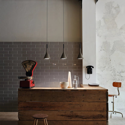 Betonnen Hanglamp Conisch Design Grijs Zwart Wit Rood Minimalistisch Eetkamer Woonkamer Slaapkamer Sfeervol E26 E27 Fitting