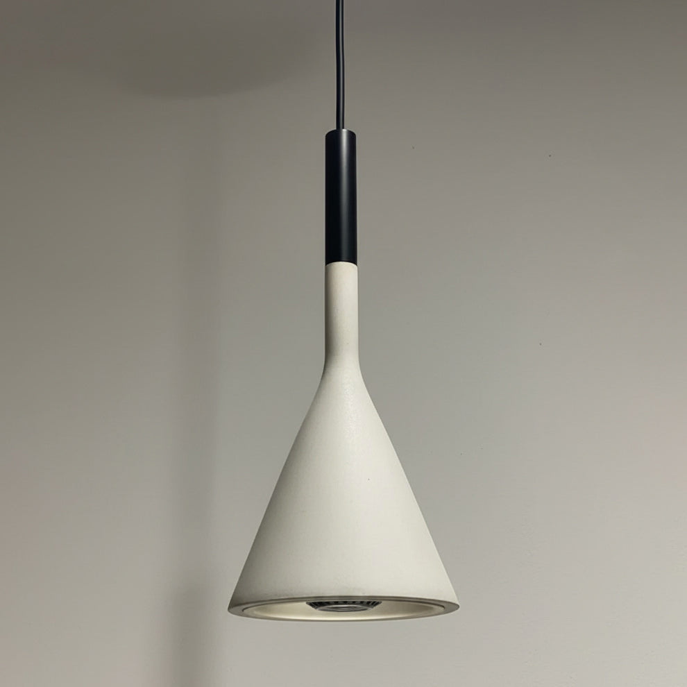 Betonnen Hanglamp Conisch Design Grijs Zwart Wit Rood Minimalistisch Eetkamer Woonkamer Slaapkamer Sfeervol E26 E27 Fitting