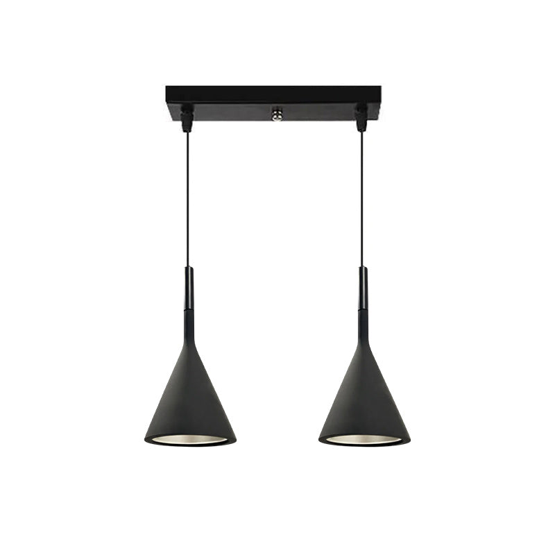 Betonnen Hanglamp Conisch Design Grijs Zwart Wit Rood Minimalistisch Eetkamer Woonkamer Slaapkamer Sfeervol E26 E27 Fitting