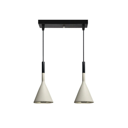 Betonnen Hanglamp Conisch Design Grijs Zwart Wit Rood Minimalistisch Eetkamer Woonkamer Slaapkamer Sfeervol E26 E27 Fitting