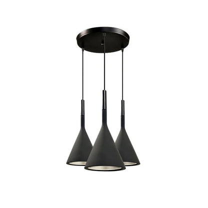 Betonnen Hanglamp Conisch Design Grijs Zwart Wit Rood Minimalistisch Eetkamer Woonkamer Slaapkamer Sfeervol E26 E27 Fitting
