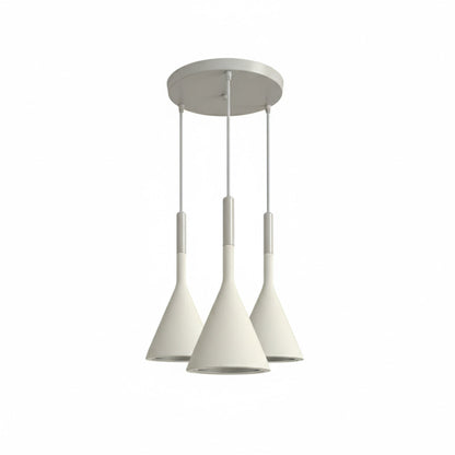 Betonnen Hanglamp Conisch Design Grijs Zwart Wit Rood Minimalistisch Eetkamer Woonkamer Slaapkamer Sfeervol E26 E27 Fitting