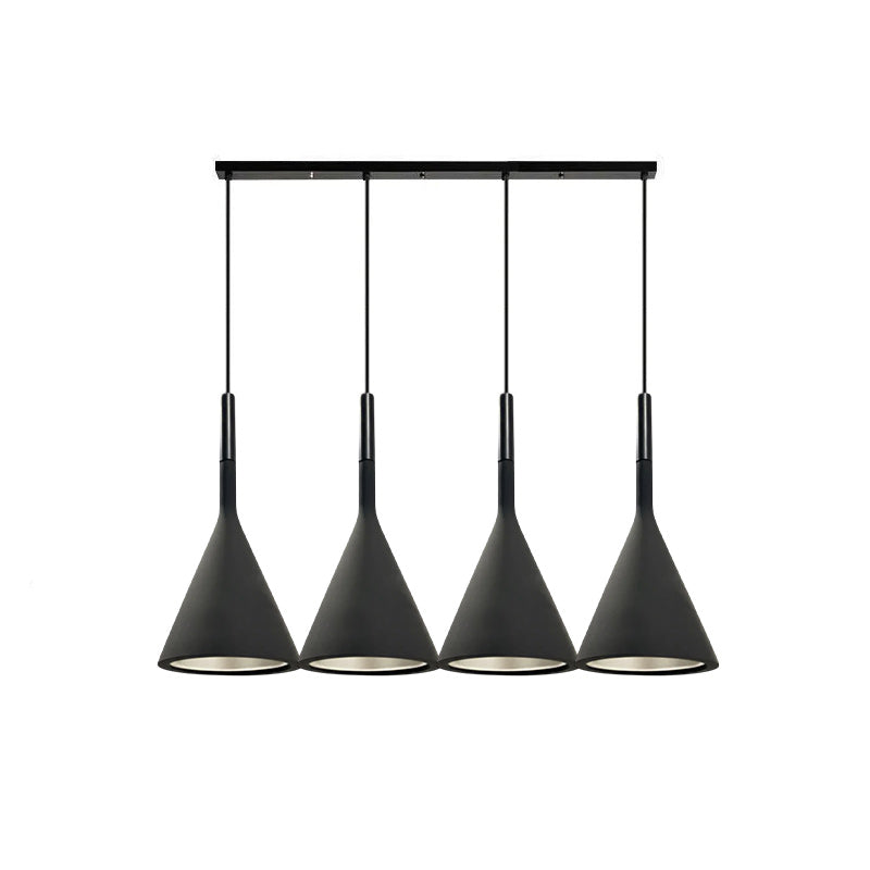 Betonnen Hanglamp Conisch Design Grijs Zwart Wit Rood Minimalistisch Eetkamer Woonkamer Slaapkamer Sfeervol E26 E27 Fitting