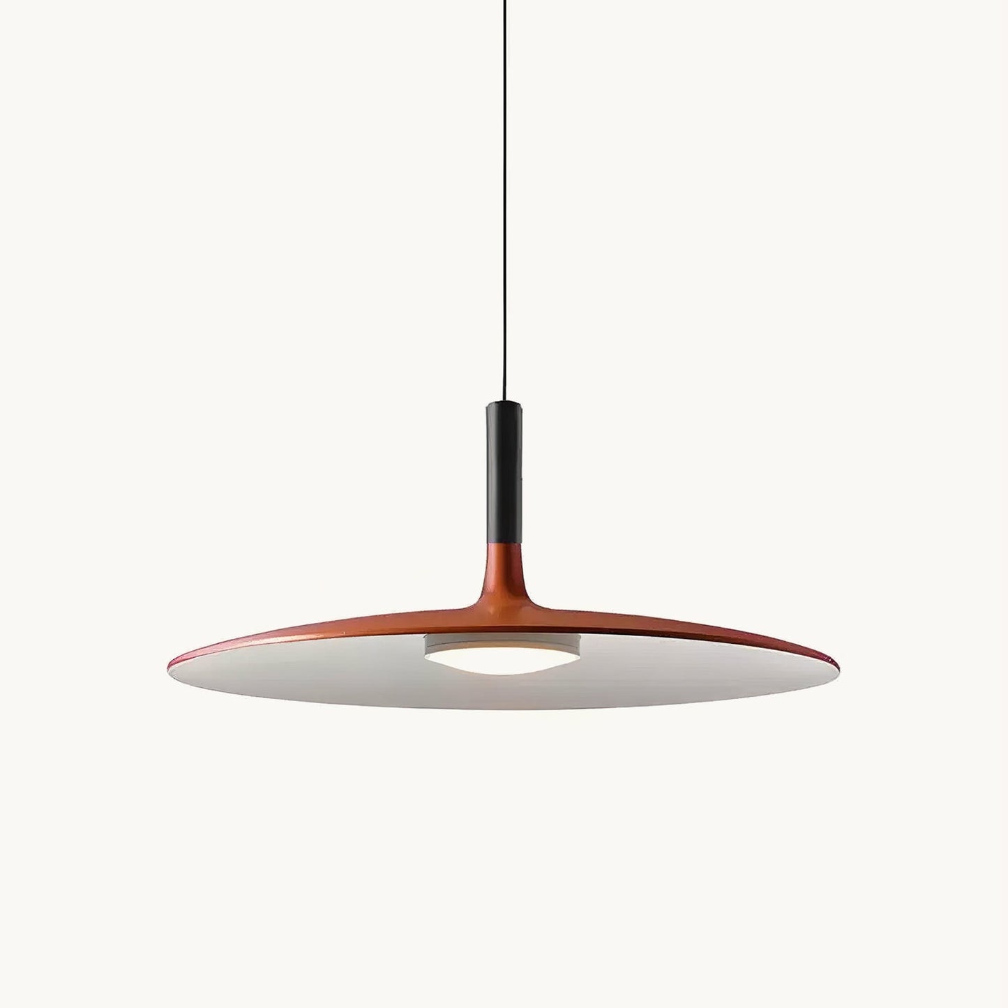 Hanglamp met Conische Kap – Resin Sculptural Pendant in Zes Kleuren, Geïntegreerde LED 3000K of Dimbaar, Moderne Lamp voor Eetkamer Keukeneiland