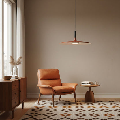 Hanglamp met Conische Kap – Resin Sculptural Pendant in Zes Kleuren, Geïntegreerde LED 3000K of Dimbaar, Moderne Lamp voor Eetkamer Keukeneiland