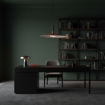 Hanglamp met Conische Kap – Resin Sculptural Pendant in Zes Kleuren, Geïntegreerde LED 3000K of Dimbaar, Moderne Lamp voor Eetkamer Keukeneiland