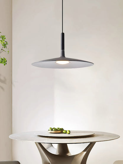 Hanglamp met Conische Kap – Resin Sculptural Pendant in Zes Kleuren, Geïntegreerde LED 3000K of Dimbaar, Moderne Lamp voor Eetkamer Keukeneiland
