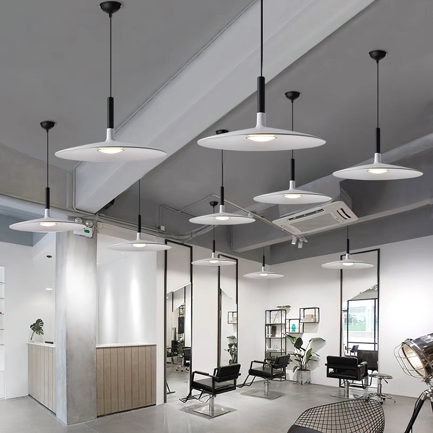 Hanglamp met Conische Kap – Resin Sculptural Pendant in Zes Kleuren, Geïntegreerde LED 3000K of Dimbaar, Moderne Lamp voor Eetkamer Keukeneiland