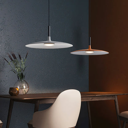 Hanglamp met Conische Kap – Resin Sculptural Pendant in Zes Kleuren, Geïntegreerde LED 3000K of Dimbaar, Moderne Lamp voor Eetkamer Keukeneiland