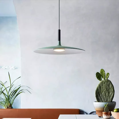 Hanglamp met Conische Kap – Resin Sculptural Pendant in Zes Kleuren, Geïntegreerde LED 3000K of Dimbaar, Moderne Lamp voor Eetkamer Keukeneiland