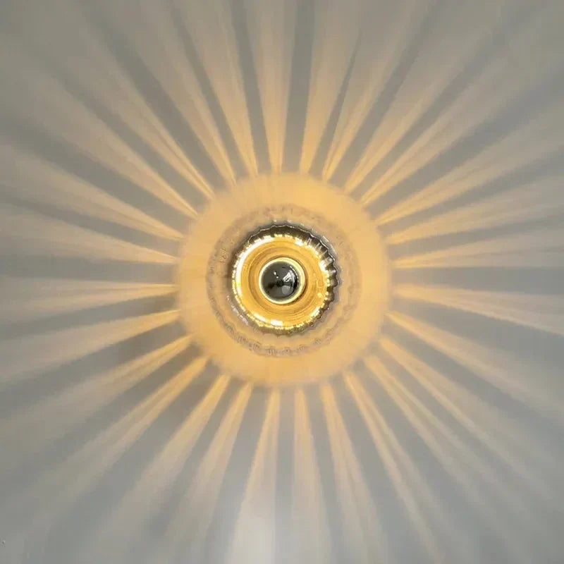 Minimalistische Glazen Wandlamp – Warm Sfeerlicht voor Woonkamer & Hal